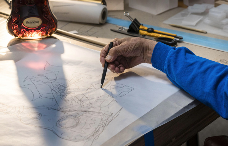 Croquis de Frank Gehry.