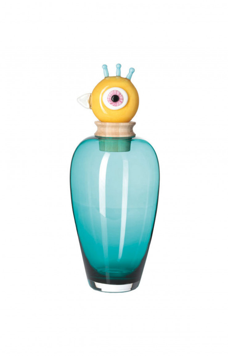 Vase Papageno Peppe en bois et verre, 139,36 €. Leonardo sur Madeindesign.