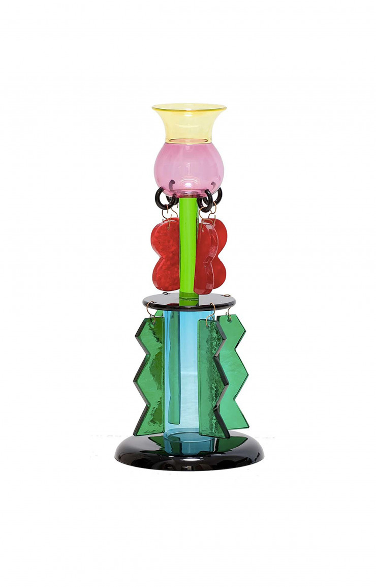 Vase Clesitera en verre, design Ettore Sottsass, 3 790 €. Memphis Milano sur Artemest.