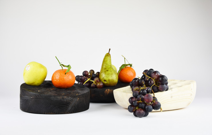 La corbeille Grum’a, fruit d’une collaboration entre des designers du Nord et un artisan guyanais.