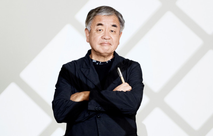 Le starchitecte Kengo Kuma avec son Varius.