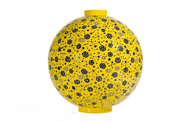 Vase Equinoxe de Lukas Works (Emaux de Longwy).