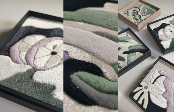 Le velours est devenu le matériau de prédilection de Pauline Furman.