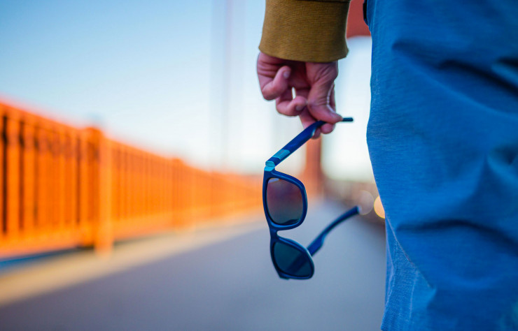 Lunettes dessinées par Yves Béhar pour The Ocean Cleanup (2020).
