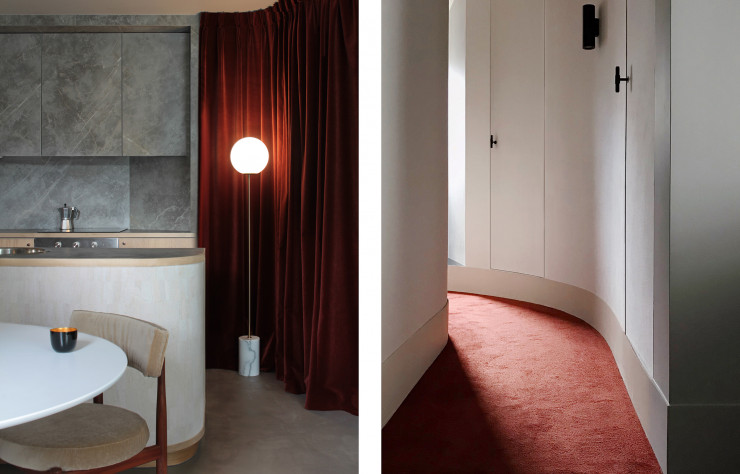 Certains angles de l’appartement semblent susurrer « Fire Walk With Me ».