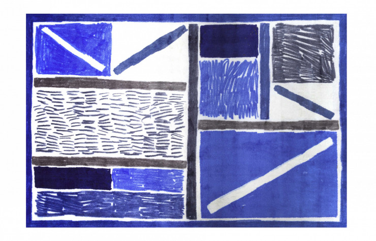 Tapis de la collection « Parcelles » d’Alexandre-Benjamin Navet (Codimat).