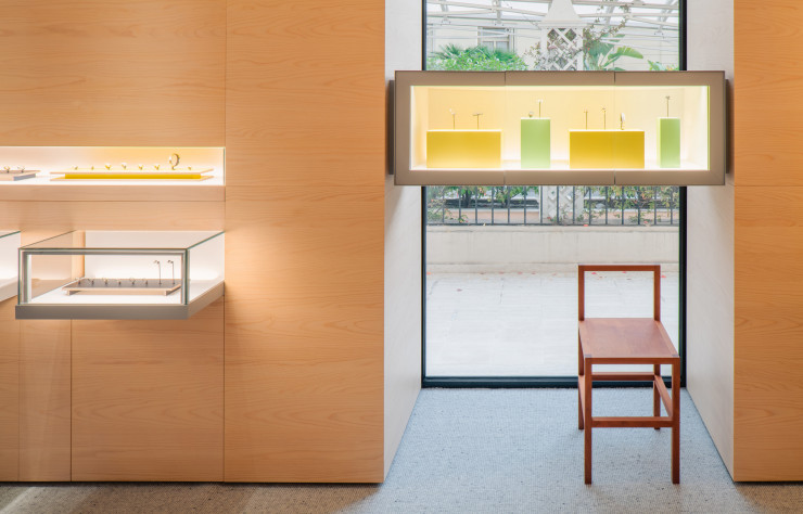 Une harmonie sincère entre le design des bijoux et le design d’espace .