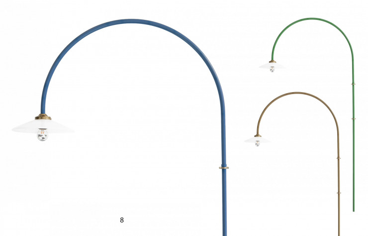 8/ Applique Hanging lamp n°2 Blue, design Muller Van Severen, 785 €. Valerie Objects.