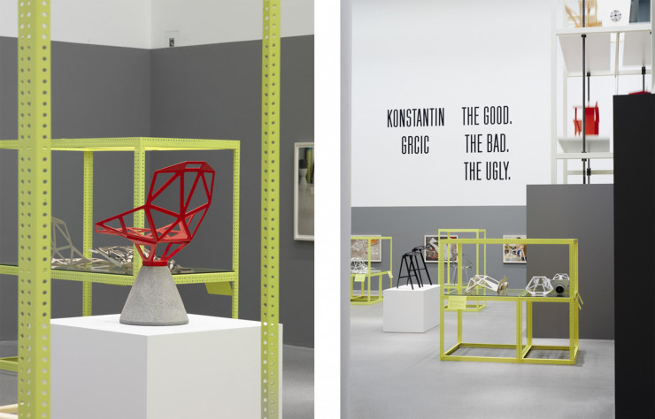 27 modèles de prototypes de la Chair_One ont été conservés. Une mémoire du travail de conception de Konstantin Grcic.