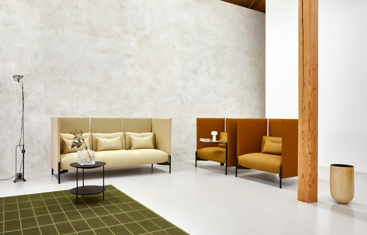 Canapés de la collection « Fragment » de Todd Bracher (Fogia).