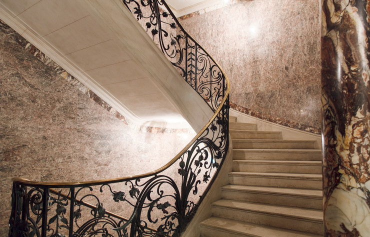 Le bâtiment Art nouveau.