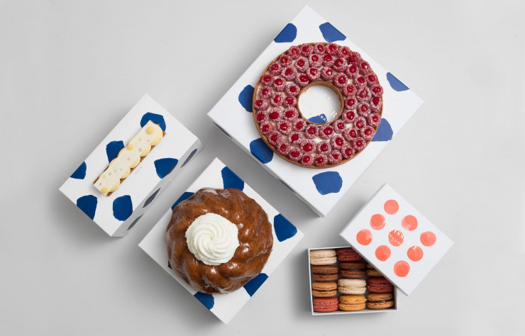 Be-poles à imaginé l’identité visuelle de La pâtisserie Cyril Lignac, mais aussi celle des deux nouvelles adresses du chef, à Paris et Londres.