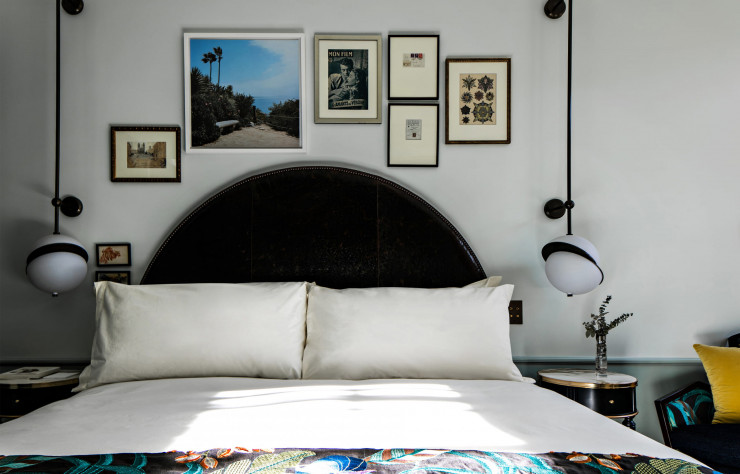 Pour le NoMad de Los Angeles, le travail de be-poles a porté sur l’architecture, la scénographie et sur l’identité visuelle de l’hôtel.