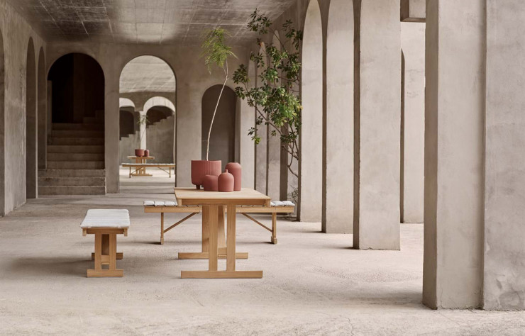 Élégant et presque architectural, la collection BM fait le lien entre l’intérieur et l’extérieur.