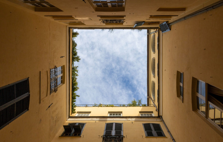 Patio d’un palazzo rue Garibaldi.