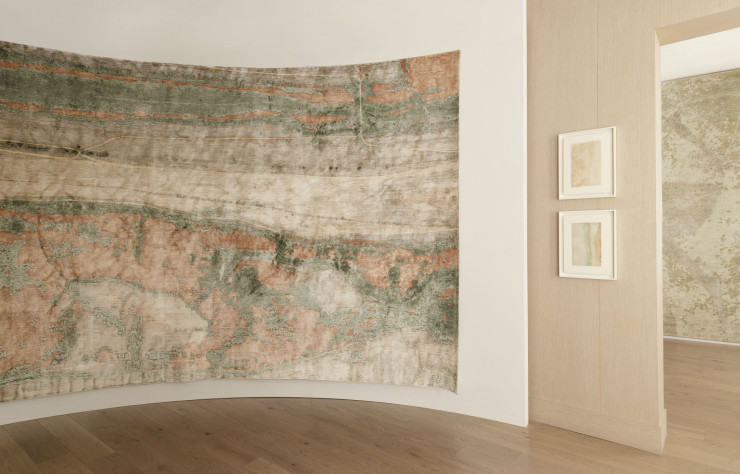 Des tapis à accrocher comme des tableaux.
