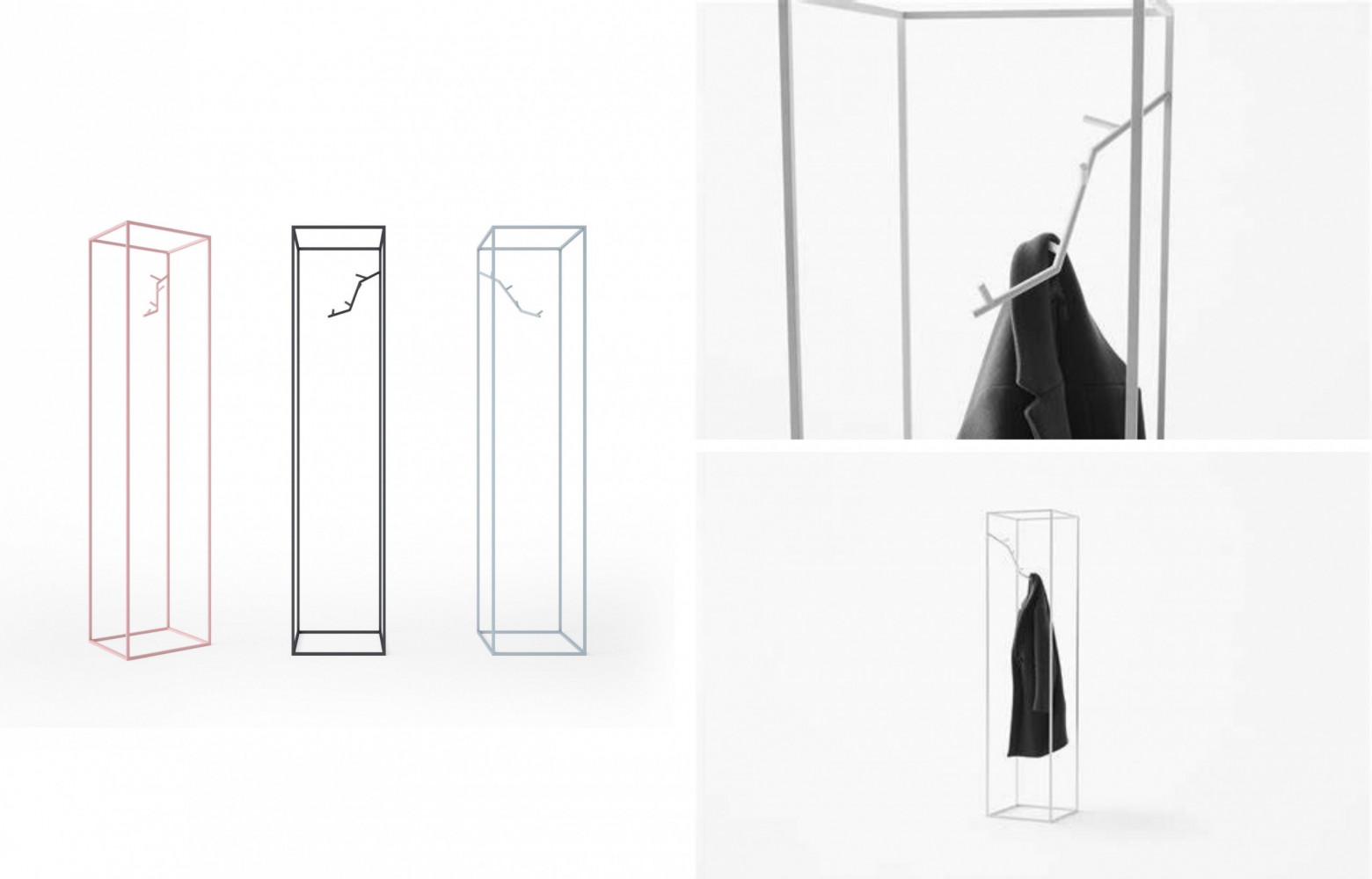 3/ Koeda, en métal et en plastique, design Nendo, 1 242 €. Cappellini.