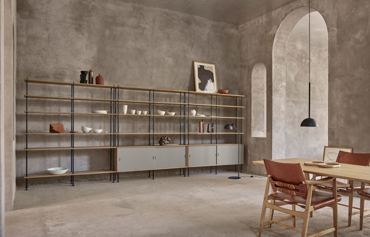 Etagères BM1160 de Borge Mogensen (Carl Hansen & Son).