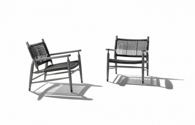 La Collection Tessa de Flexform en coloris noir.