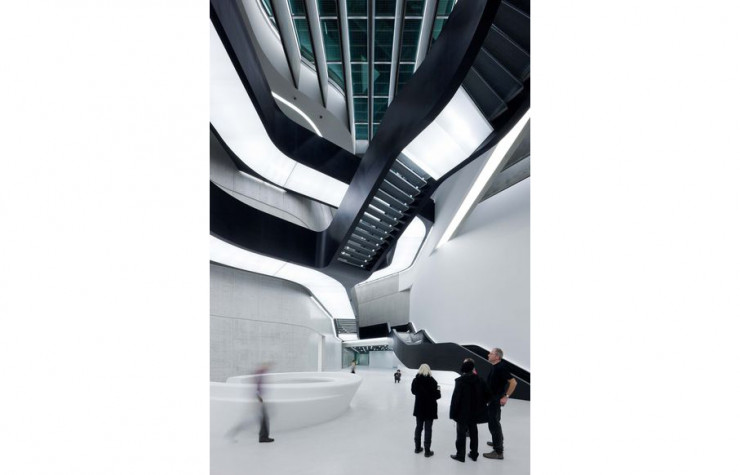 Superposition de volumes au MAXXI.