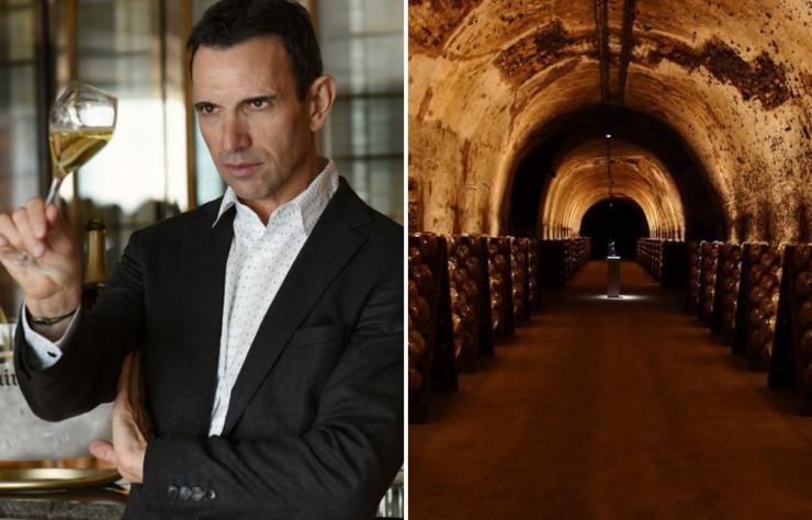 Frédéric Panaïotis, chef de caves de la Maison Ruinart.