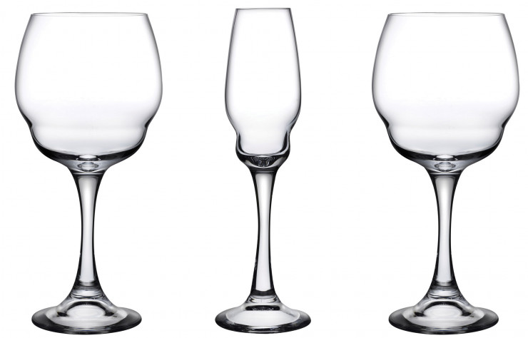 Verres de Nigel Coates (Nude).