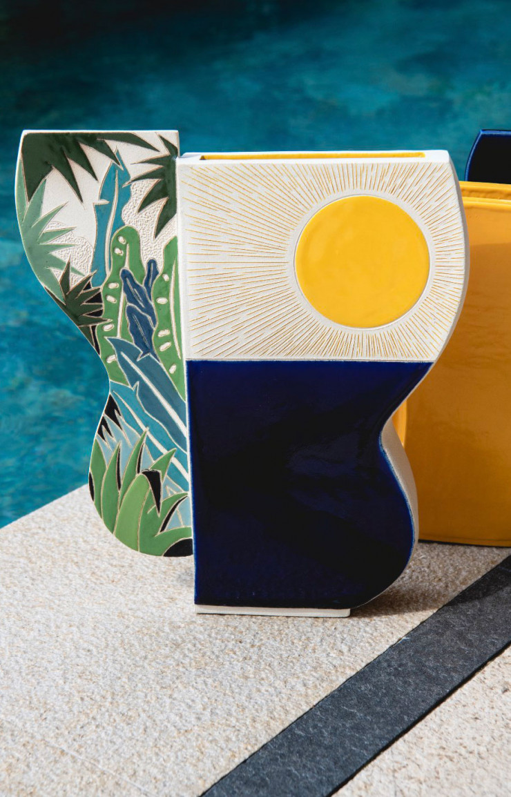 Vases du duo Superbe Céramique (Un été en Méditerranée).