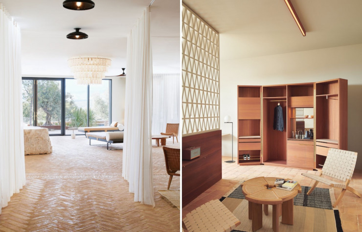 Le Maslina Resort déploie une palette sobre qui joue le ton sur ton avec la Nature environnante.
