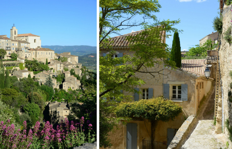 Le village perché de Gordes.