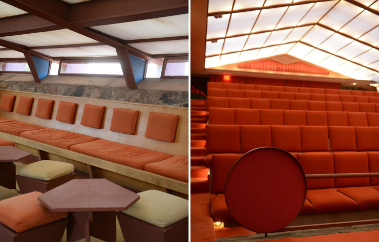 C’est là que la famille Wright résidait l’hiver, pour fuir les frimas de son Midwest d’origine, et où l’architecte dispensait ses enseignements. Même après la mort de son fondateur, l’école d’architecture de Taliesin West a diplômé des générations de grands créateurs. Elle n’a fermé ses portes qu’en 2020. L’édifice, lui, héberge toujours la Frank Lloyd Wright Foundation et demeure ouvert à la visite.