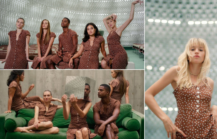Extraits du clip Jalousie, tourné à l’Espace Niemeyer.