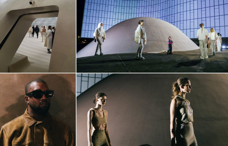 Yeezy, saison 8, de Kanye West et sa collection monochrome.