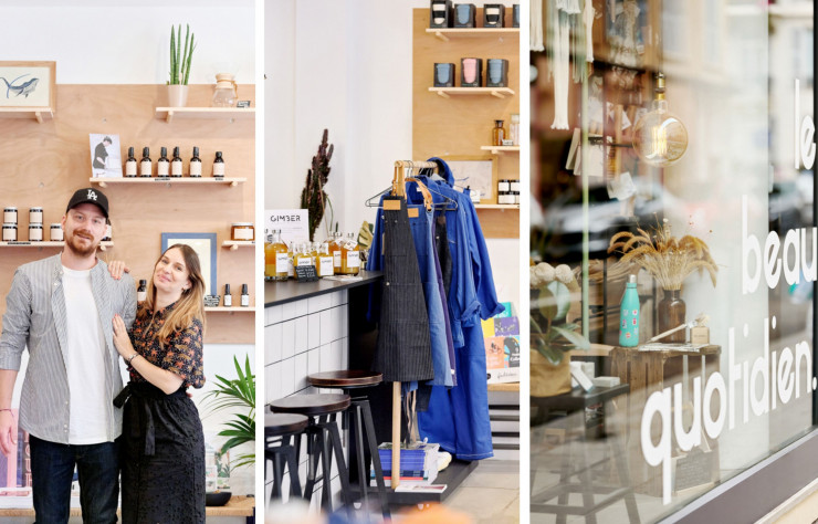 Anaïs et Maxime, les cofondateurs du concept-store Le Beau Quotidien.