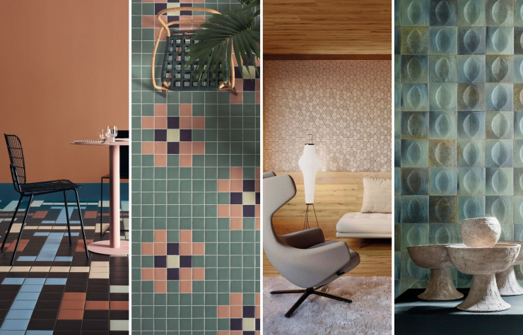 Tendance pointillisme bigarré - Sélection de carrelages 2021 - IDEAT