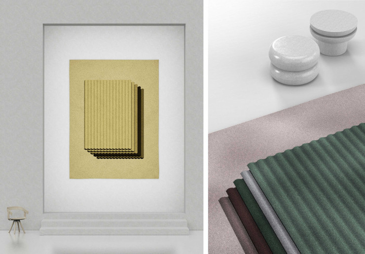 Tapis Stacked-Up, signés Alain Gilles, pour Yo2.