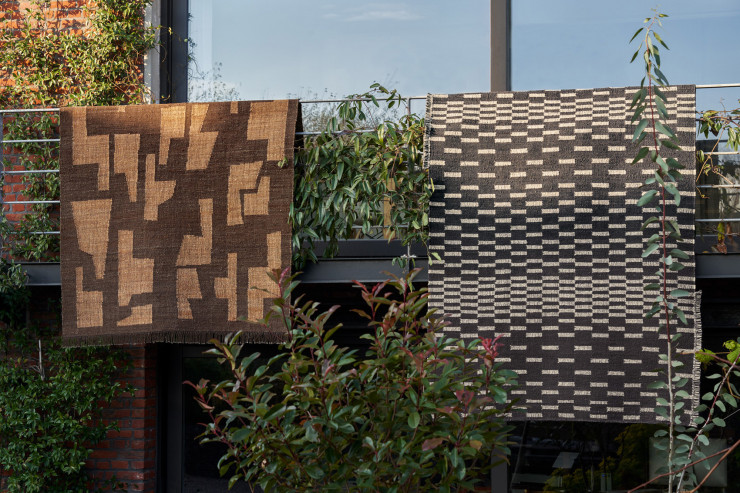 Tapis tissés Vibrations par Serge Lesage