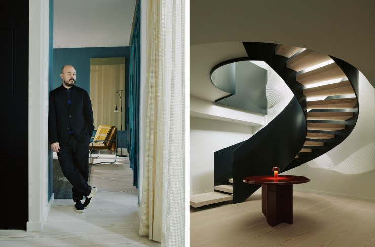 Tom Bartlett, fondateur de Waldo works dans le penthouse Television Centre.