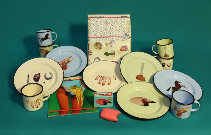assiette toiletpaper burger made in design