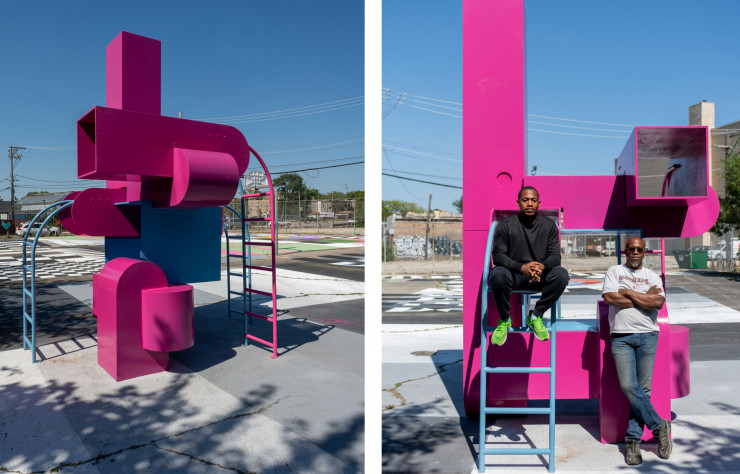 Une des oeuvres exposés lors de cette dernière édition de la Biennale d’architecture de Chicago.