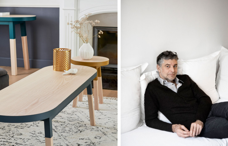 Eric Gizard a pris la direction artistique de l’éditeur Mon Petit Meuble français, qui collabore avec un réseau d’artisans.
