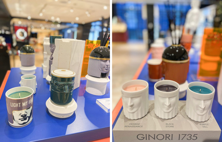 Le pop-up store est la première étape d’une collaboration de plus grande ampleur Ginori 1735 et le Printemps Haussmann.