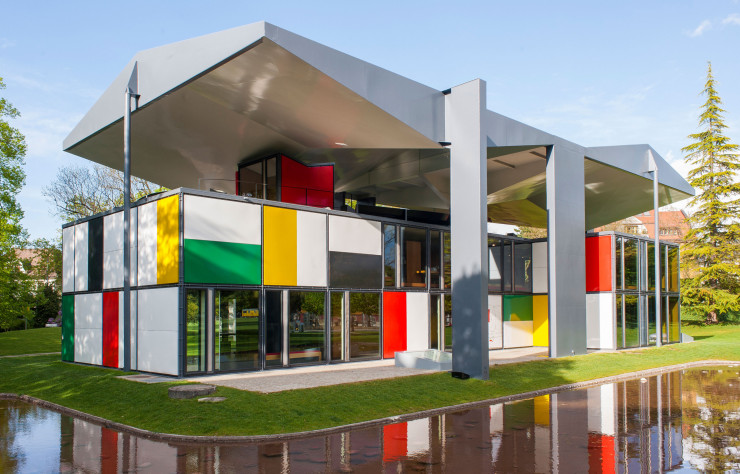 Le Pavillon Le Corbusier située près du lac de Zurich.