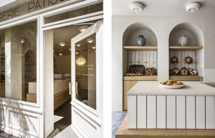 Boulangerie Liberté pensée par l’architecte Emmanuelle Simon.