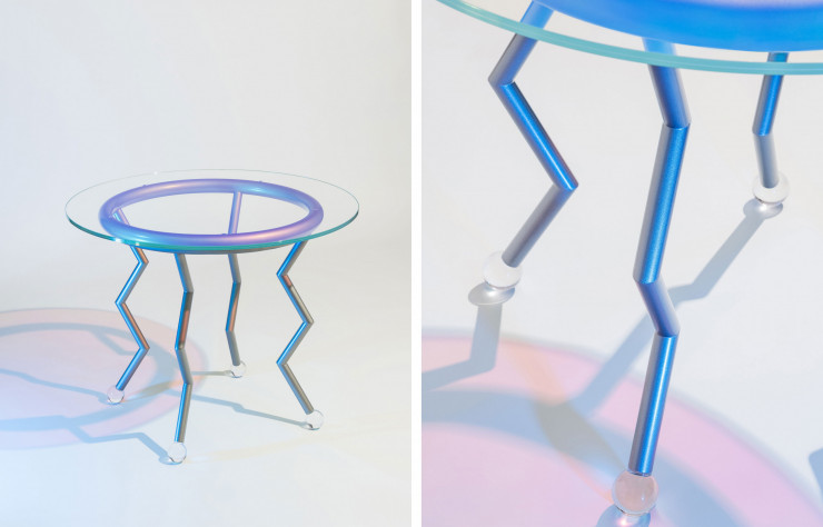 Table ronde Medusa par Masanori Umeda.
