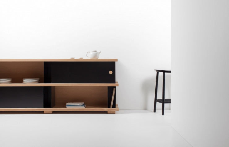 Système de rangement Block (2019) chez l’éditeur belge Cruso.