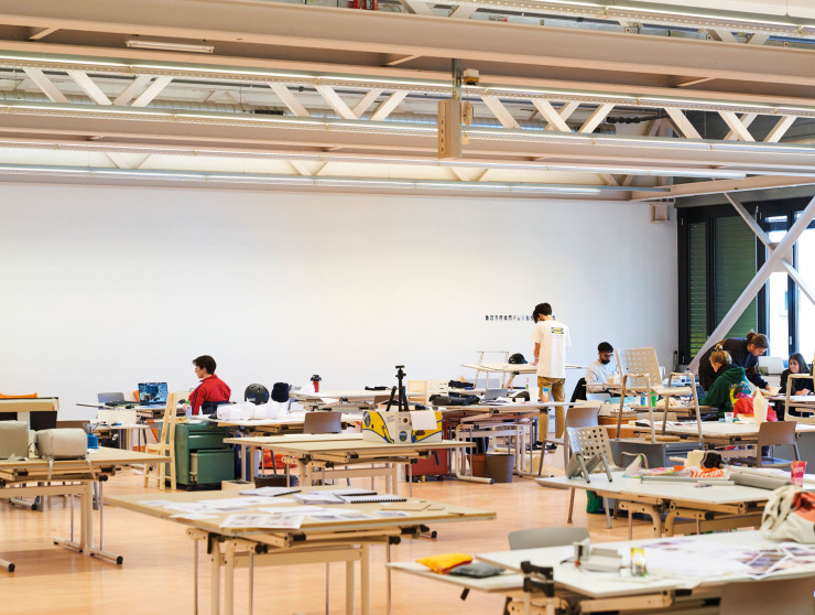 Un atelier de l’ECAL à Lausanne.
