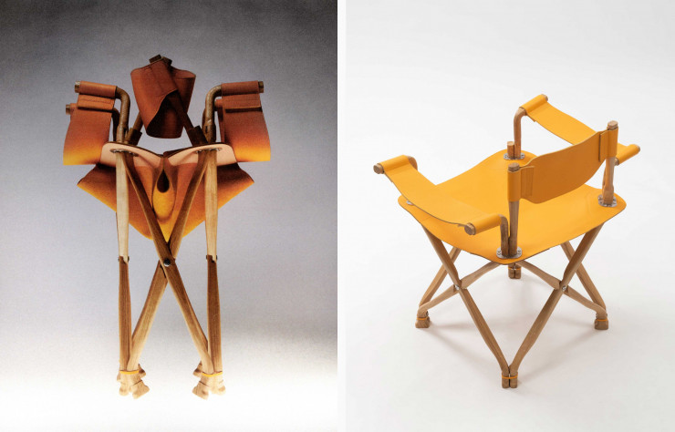 Fauteuil Curry Mango imaginé par le collectif hallhaus.