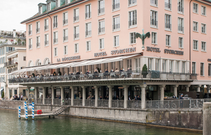 L’hôtel Storchen Zürich.