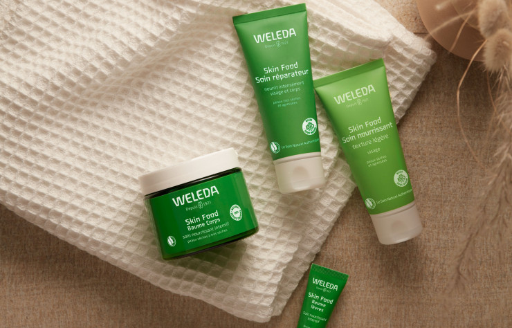 La gamme Skin Food de Weleda.