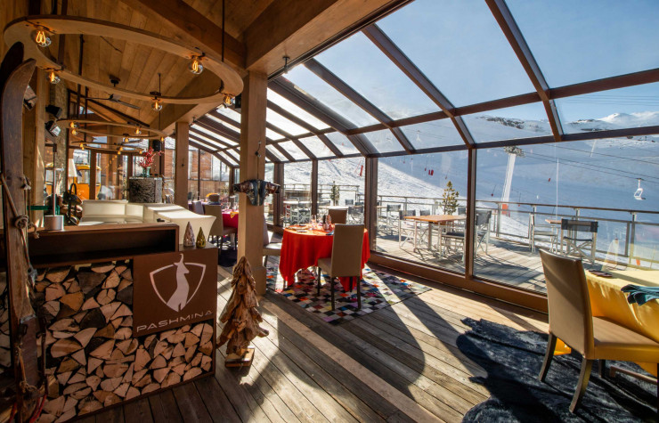Le jardin d’hiver du Pashmina à Val-Thorens